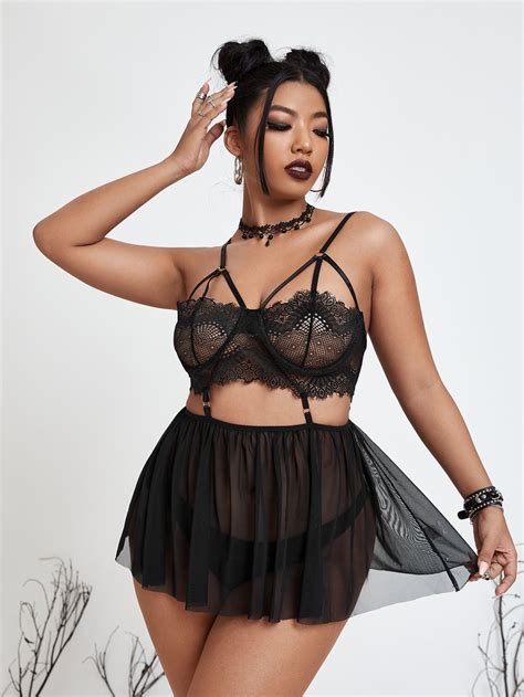 Alexia Lingerie Set Plus Black Queen Artofit