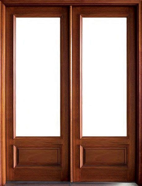 Mahogany Wakefield Lite Double Door Double Doors Double Entry