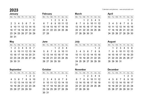 Free Printable Calendars And Planners 2023 2024 And 2025 ...