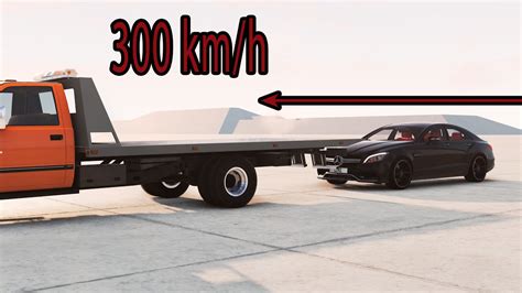 Tow Truck Vs Mercedes Cls Amg Kmh Beamng Drive Youtube