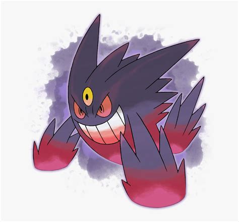 Ghost Pokemon Mega Evolution, HD Png Download - kindpng