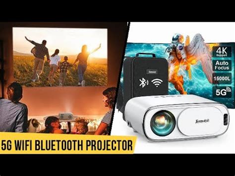 New Releases JIMVEO Projector 5G WiFi Bluetooth Projector YouTube