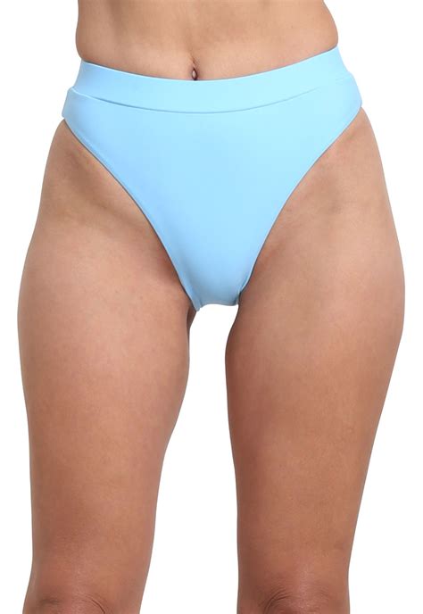 Ripley Bikini Mujer Samia Calzon Alto Celeste