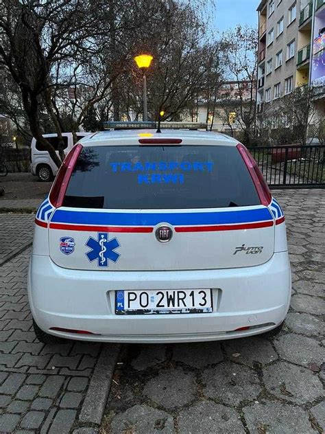 Ambulans Do Przewozu Krwi Fiat Punto Van Pozna Chartowo Olx Pl