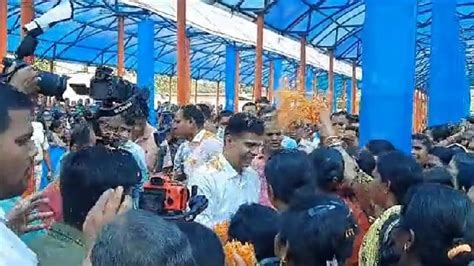 Odisha 5T Secretary VK Pandian On A Two Day Visit To Angul