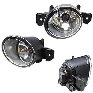 Amazon Ijdmtoy Pair Of Clear Lens Halogen Fog Lamps Compatible