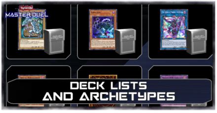 Deck Builds Archetypes Yu Gi Oh Master Duelgame