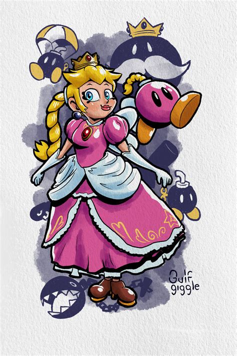 Bombette And Peach Fusion By Baylaugh On Deviantart
