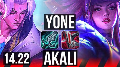 Yone Vs Akali Top Kr Diamond Youtube