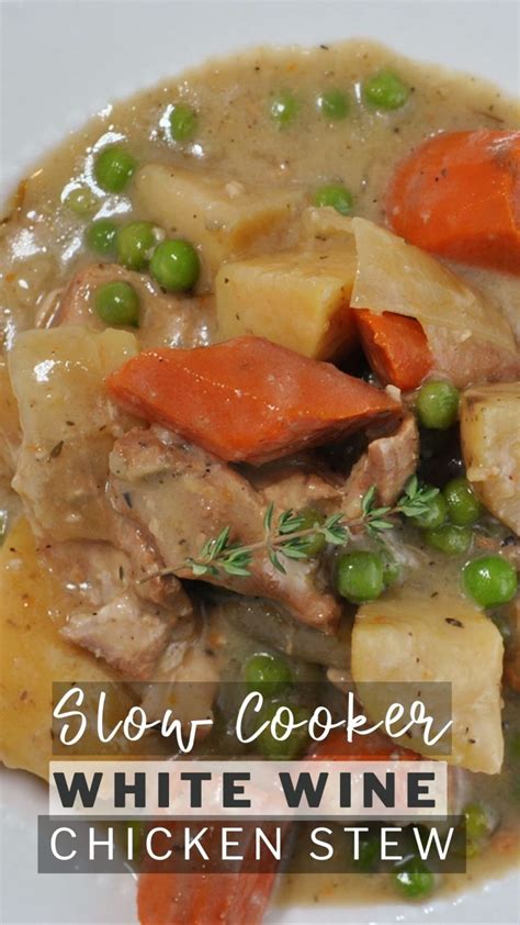 Slow Cooker White Wine Chicken Stew Prevention Rd