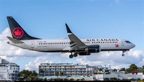 C Fslu Air Canada Boeing 737 8 Max At Sint Maarten Princess Juliana