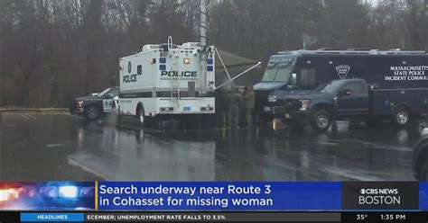 Police Search Area Off Route 3a Near Missing Cohasset Womans Home