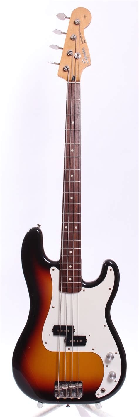 Squier By Fender Japan Precision Bass Silver Series 1993 Sunburst Bass