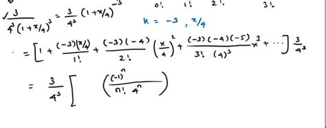SOLVED: Use the binomial series to expand the function as power series ... 