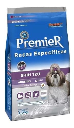 Ra O Premier Ra As Espec Ficas Shih Tzu Adulto Kg Frango