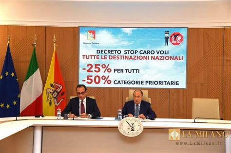 Caro Voli Da Domani Sconti Per I Collegamenti Con Tutti Gli Scali