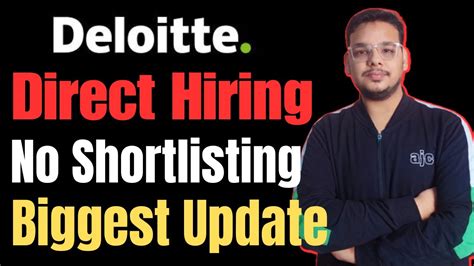 Deloitte Otn Biggest Hiring Off Campus Drive For