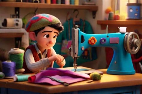 Un Taller De Dibujos Animados Inspirado En Pixar Foto Premium