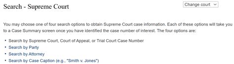 California Appeals and Supreme Court Case Lookup - Spolin Law