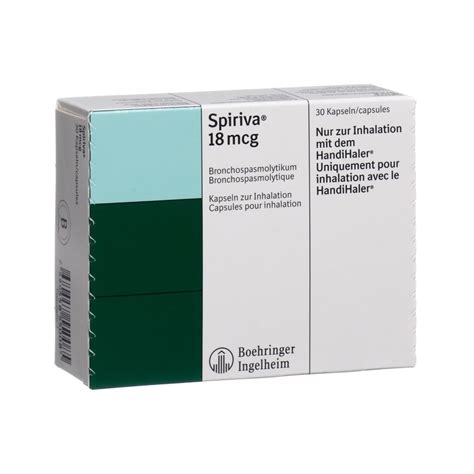 Spiriva Caps Inh 18 Mcg Blist 30 Pce Commander En Ligne