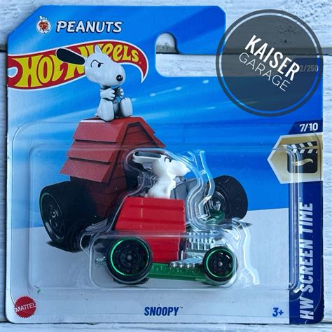 Hot Wheels PEANUTS Snoopy Short Card Shopee Malaysia