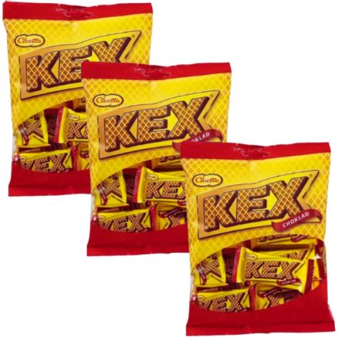 Multipack Cloetta Kexchoklad Mini Chocolate Wafer 3x156g BAG