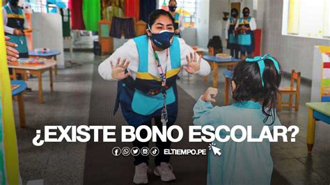 Existe El Bono Escolar Para Consultar Con Dni Revisa Los Subsidios