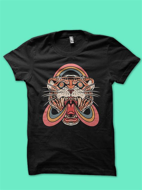 Trippy Tiger Streetwear Buy T Shirt Designs