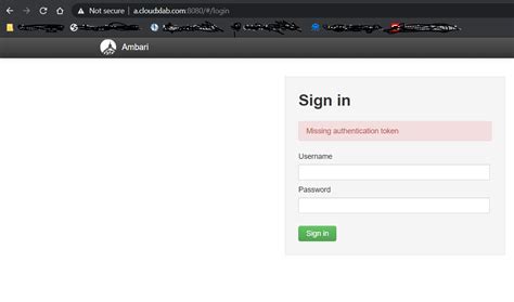 Unable to login to ambari - Lab Support - CloudxLab Discussions