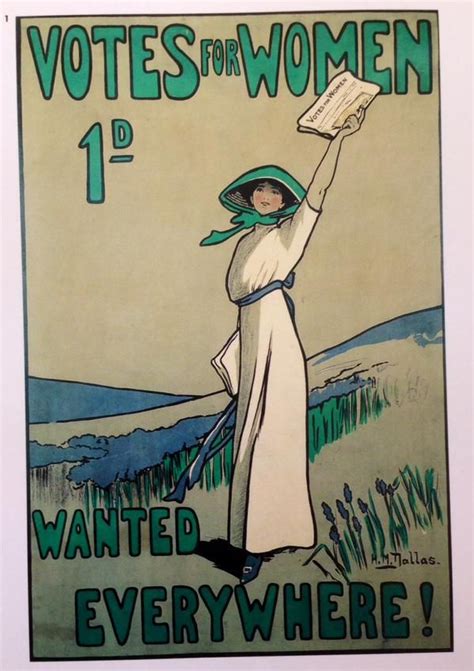 Pen To Paper On Suffragette Women Poster Women In History