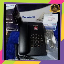 Jual Panasonic Kx Ts Resmi Tahun Telepon Kantor Rumah Hitam