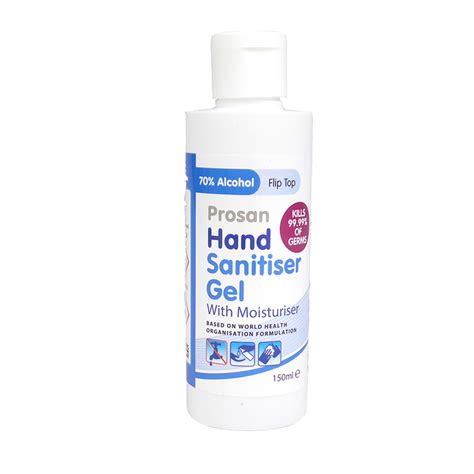 12 X 150ml Flip Top 70 Alcohol Hand Gel Who Formula Maclin Group