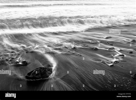 Black And White Beach Rocks Stock Photo Alamy