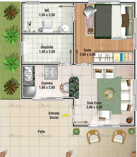 50 Plantas E Projetos De Casas Populares GrÁtis 2025