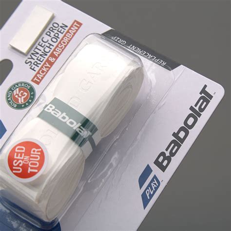 Babolat Syntec Pro French Open x1 - White - Grips - 670052-101