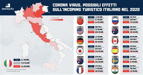 L Impatto Del Coronavirus Sul Turismo Italiano La Mappa Regione Per