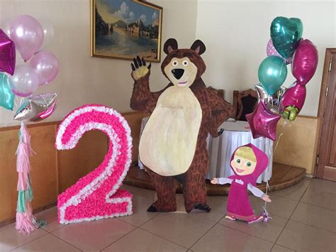 Фотозона маша и медведь своими руками - 68 фото