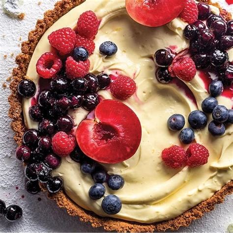 Потрясающе легкий десерт🍒🍓🍍🍇🍑🍐 . Ингредиенты | Cheesecake recipes ...