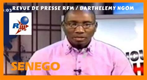 Revue De Presse Wolof Rfm Fm Du Mercredi 29 Novembre 2017 Par