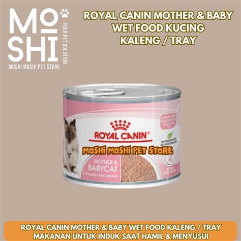 Jual Royal Canin Mother Baby Cat Wet Food 195 Gr Kaleng Shopee