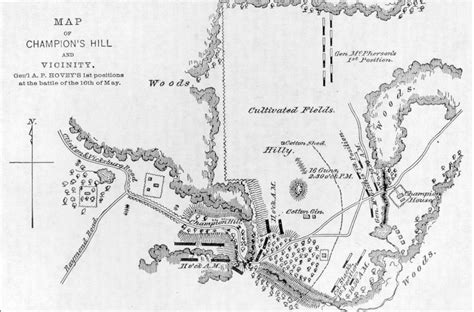 General Alvin P Hoveys Division At The Battle Of Champion Hill Iron