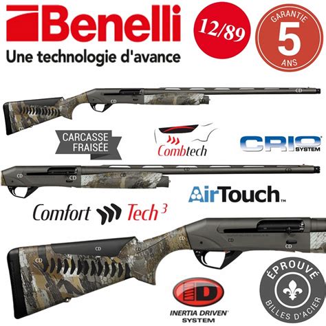 Fusil Benelli Super Black Eagle 3 Camo Cérakote Tungsten 1289 71cm