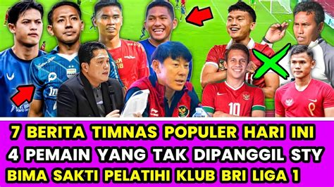 VIDEO VIRAL 4 Pemain Ini Sudah Tak Dipanggil STY Ke Timnas Bima