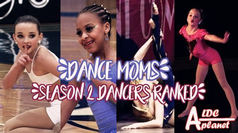 Dance Moms Season Dancers Ranked Youtube