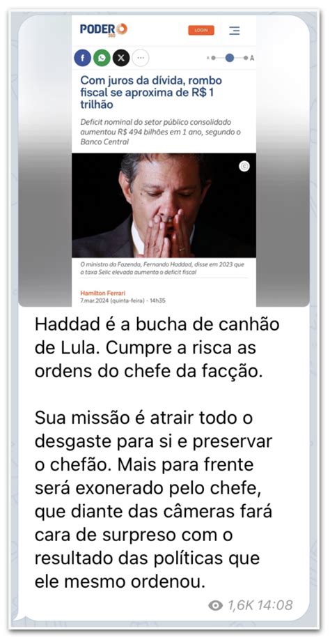 Haddad é Bucha De Canhão De Lula Diz Eduardo Bolsonaro