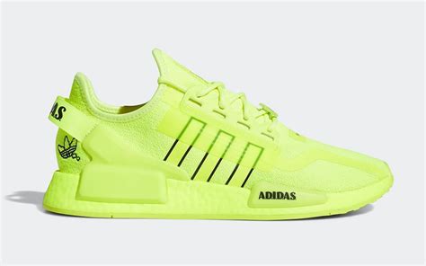 Adidas Nmd R V Solar Yellow Core Black Cloud White Sneaker Novel