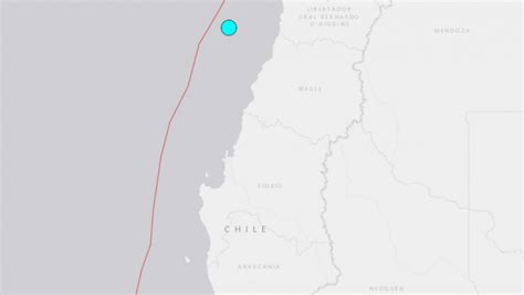 Se Registra Un Sismo De Magnitud 6 2 En La Zona Central De Chile Stn