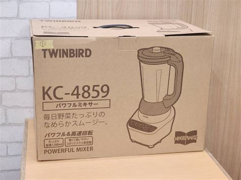 【目立った傷や汚れなし】0327 ①★美品 Twinbird ツインバード パワフルミキサー スムージー Kc 4859 ★の落札情報詳細