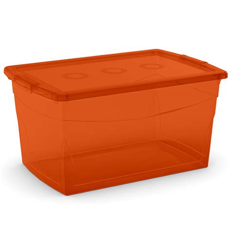 Bac De Rangement Kis 50 L Orange 251871 Rona