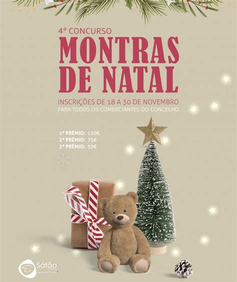 Munic Pio De S T O Promove A Edi O Do Concurso De Montras De Natal